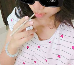 Heart Print White Casual Dress