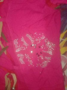 Bright Pink Embellished dress
