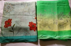 Beautiful Floral Print Sarees combo