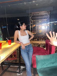 Ribbed Square Neck Crop Top