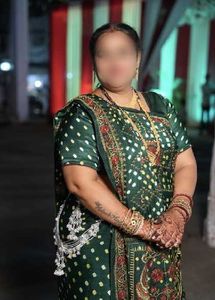 Gaji silk Green Bandhani Saree