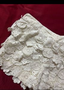 Boho Lace Crochet Shorts