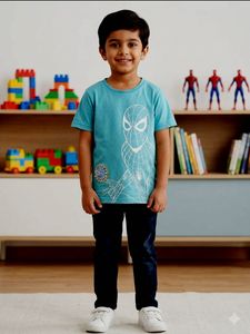 Boys Spider-Man printed  T-Shirt