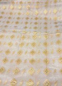 Dhakai jamdani Semi Hard Saree