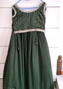 Green Sequin Blouse