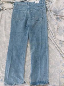 Light Wash Wide Leg Jeans