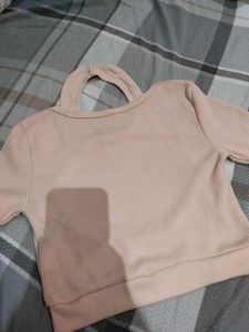 Ribbed Long Sleeve Crop Top