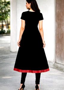 🍁Fully Embroidered Anarkali Kurti