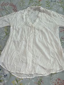 White cut out Shirt