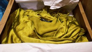 Zara Satin Wrap Party Dress Urbanic