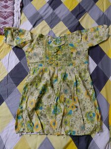 Floral Print Kurta
