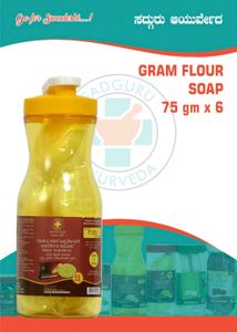 Gram Floor Ayurveda Soap 6 Pic Jar