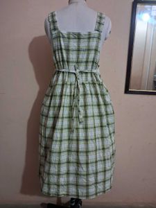 Plaid Pinafore Dress