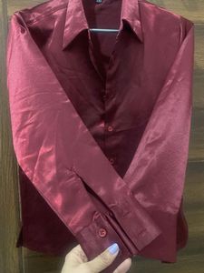 Maroon Formal Shirt