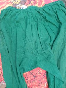 Green Kurta &amp; Leggings Set