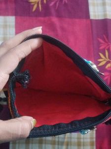 Handmade Embroidered lord Jagannath Clutch Bag