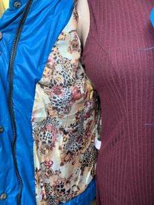 Stylish Blue Puffer Jacket
