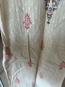 Embroidered Cotton Kurta