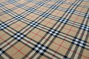 Burberry Style Beige Checkered Cotton Shirt