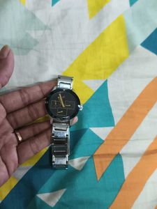 Stylish Silver Wrist Watch