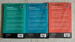 Cunningham's Manual of Practical Anatomy - 3 Vol
