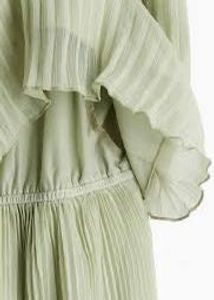 Ruffled Green Dress