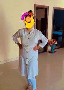 Plain White Kurta