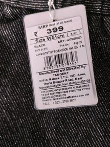 Black Shimmer Skirt For 3-5 Year Girl