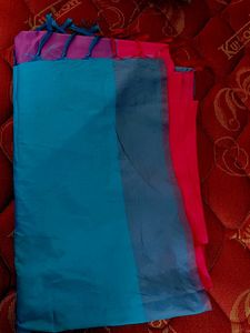 Vibrant Color Block Saree