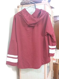 Maroon "1968" Hoodie Top