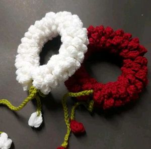Handmade Crochet Hair gajraa ♥️🎀
