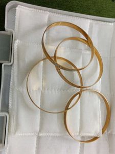 Gold Plated Bangles - Set of 4