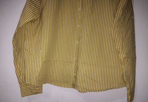 Mustard Yellow Lined Shirt