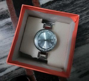 silver watch