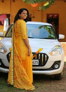 Vibrant Yellow Kurta Set with Salwar