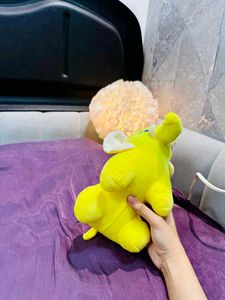 Cute Yellow Elephant Plush Toy