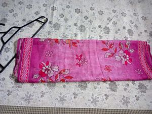 Elegant Pink Floral duppattta