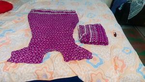 rani embroided Kurta Set