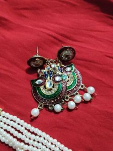 Exquisite Peacock Design Necklace Set