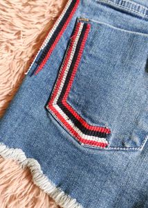 New with Tag - Blue Madame Denim Shorts