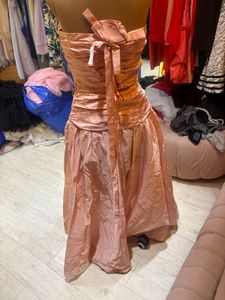 Stunning Pink Strapless Gown