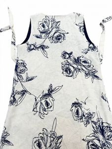 Blue Floral Print Top