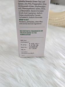 Plum Green Tea &amp; Zinc Sunscreen Gel