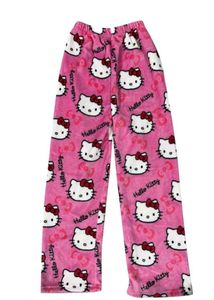 Pink Hello Kitty Fleece Pajama Pants