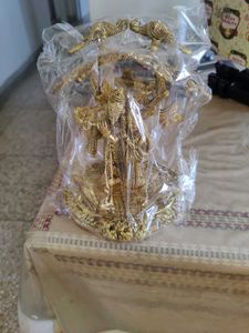 Ornate Radha Krishna Figurine
