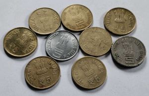 Rare Valuable Indian Coins 9 Pcs Combo.