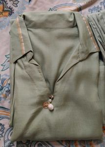 Elegant Sage Green Kurta Set