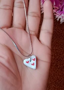 Hand-Painted Tulip Necklace