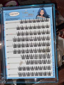 DIY CLUSTER EYELASHES GLUELESS 😍🫶🏻