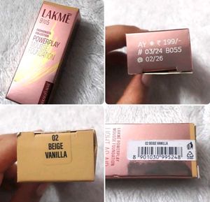 Lakme Mousse Foundation Vanilla Beige